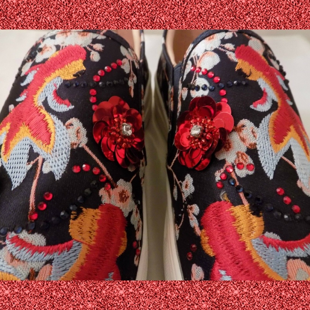 *HP* TOPSHOP Embellished Trainer Platform Sneaker - Picture 5 of 8